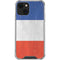 French Flag Distressed iPhone 13 Clear Case